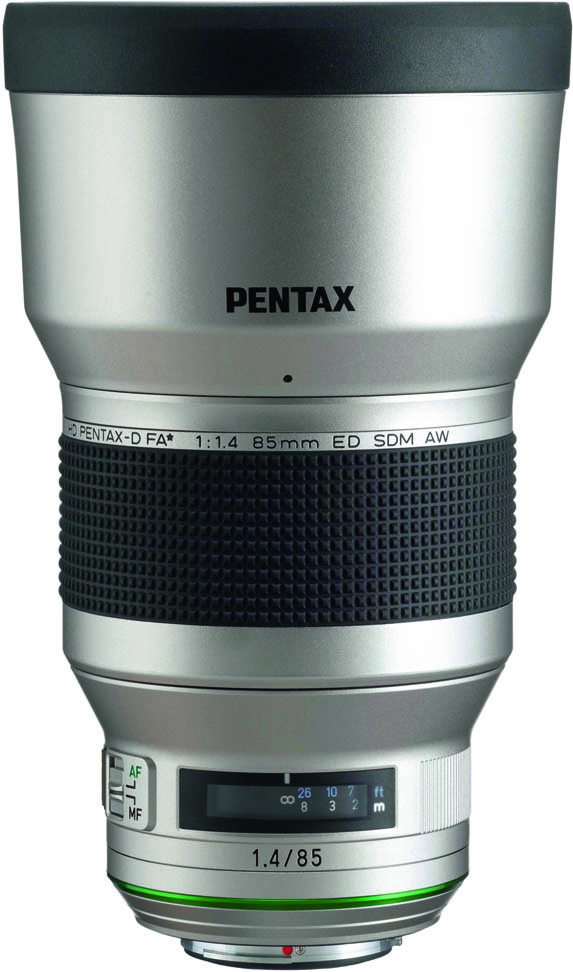 PENTAX HD D FA 85mm F1.4ED SDM AW Silver Edition