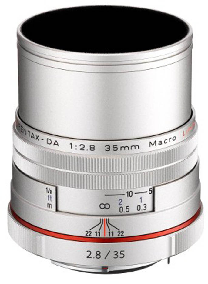 PENTAX HD-DA 35mm F2.8 Macro Ltd. Silver