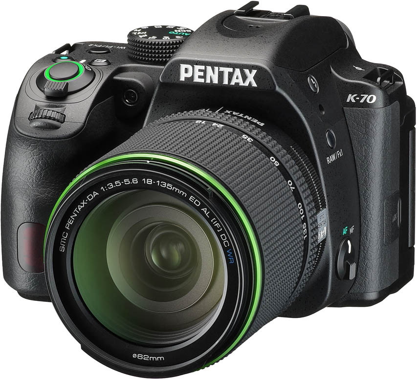PENTAX K-70 Black + DA 18-135mm WR