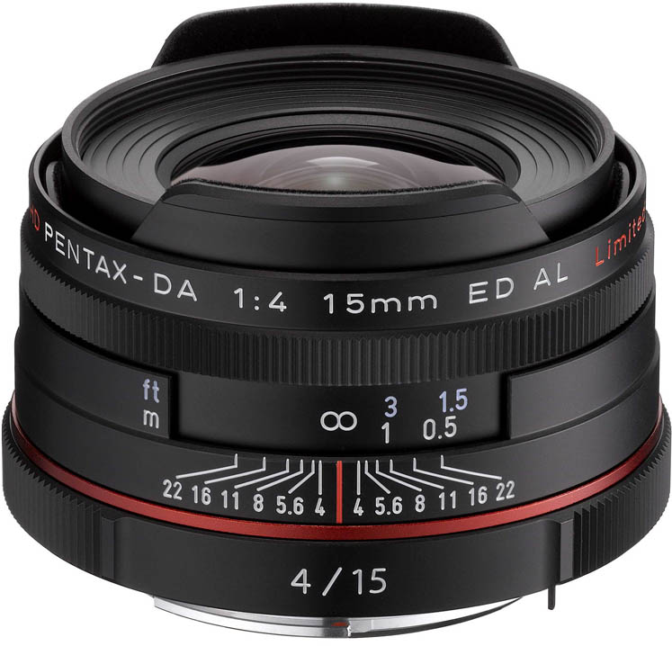 PENTAX HD-DA 15mm F4 ED AL Ltd. Black