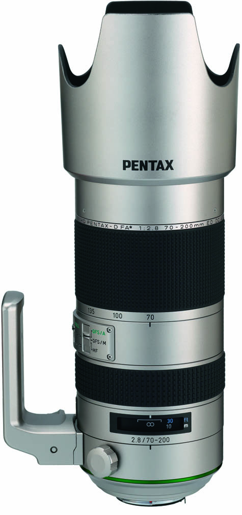 ENTAX HD D FA 70-200mm F2.8ED DC AW Silver Edition