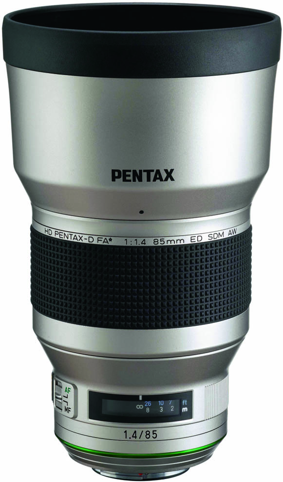 PENTAX HD D FA 85mm F1.4ED SDM AW Silver Edition