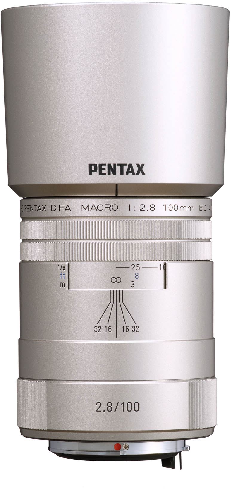 PENTAX HD D FA MACRO 100mmF2.8ED AW silver