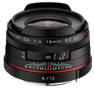 PENTAX HD-DA 15mm F4 ED AL Ltd. Black