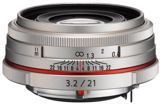 PENTAX HD-DA 21mm F3.2 AL Ltd. Silver