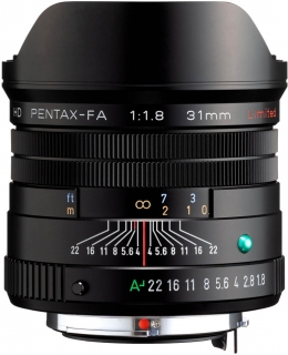 PENTAX HD FA 31mmF1.8 Limited (Black)