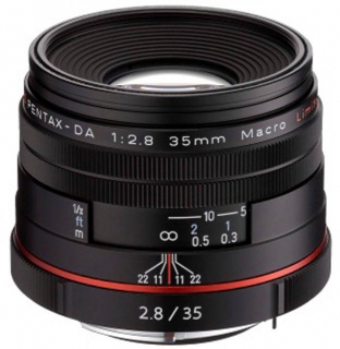 PENTAX HD-DA 35mm F2.8 Macro Ltd. Black