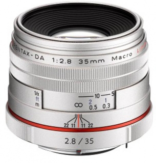 PENTAX HD-DA 35mm F2.8 Macro Ltd. Silver