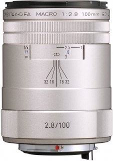 PENTAX HD D FA MACRO 100mmF2.8ED AW silver